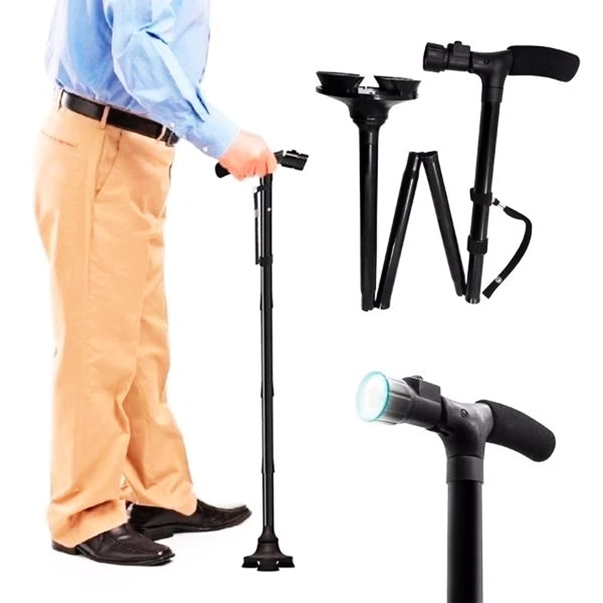 Bastón Ortopédico Plegable Magic Cane